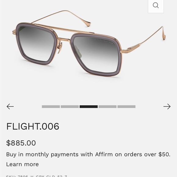 Men’s flight 006 sunglasses - Picture 2 of 5